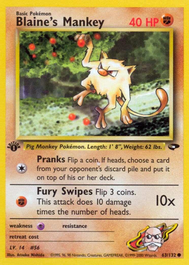 shiny mankey pokemon card Shiny Mankey 169/091 main image 1