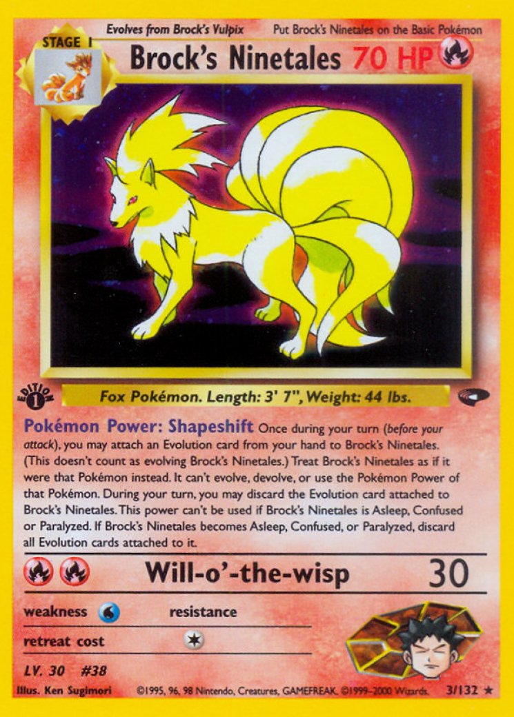 2000 pokemon gym challenge card list Pokmon Blaine's Charizard Error Fighting Symbol Holo 2/132 The Most Expensive Pokemon TCG