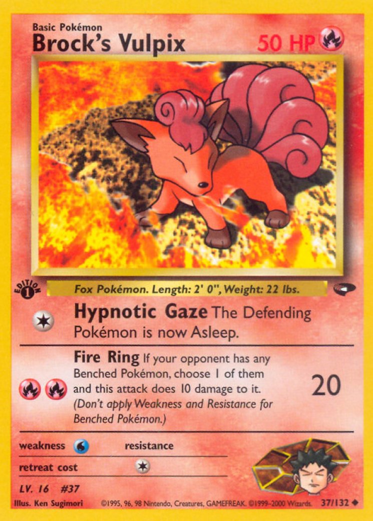 Brock's Vulpix 37/132 Price 2026 | Gym Challenge