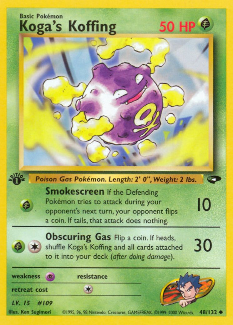 Koga's Koffing (48) 48/132 Price 2026 | Gym Challenge