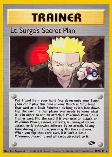 Lt. Surge's Secret Plan