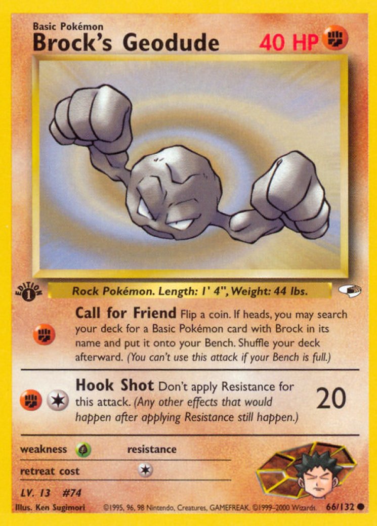 pokemon card brock Vintage Uncommon You may play only 1 Supporter card during your turn (before your attack) Pokemon Card Game/[SV9] Battle Partners]Brock