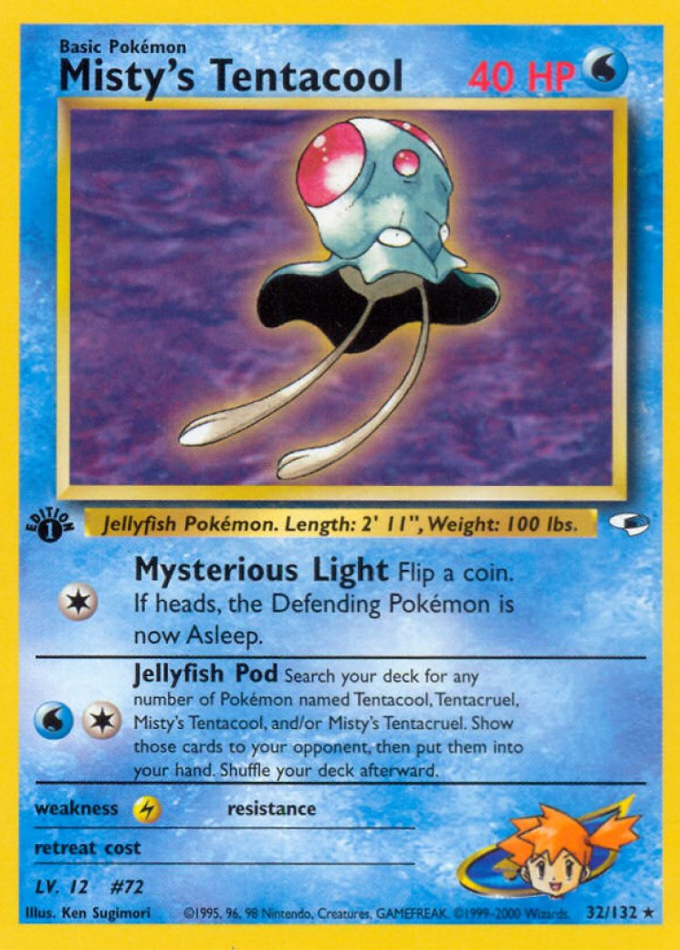 Misty's Tentacool (32) - Gym Heroes - Pokemon Card Prices & Trends
