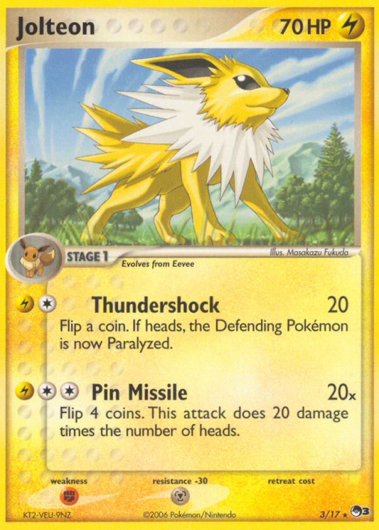 Jolteon - POP Series 3 - Pokemon Card Prices & Trends