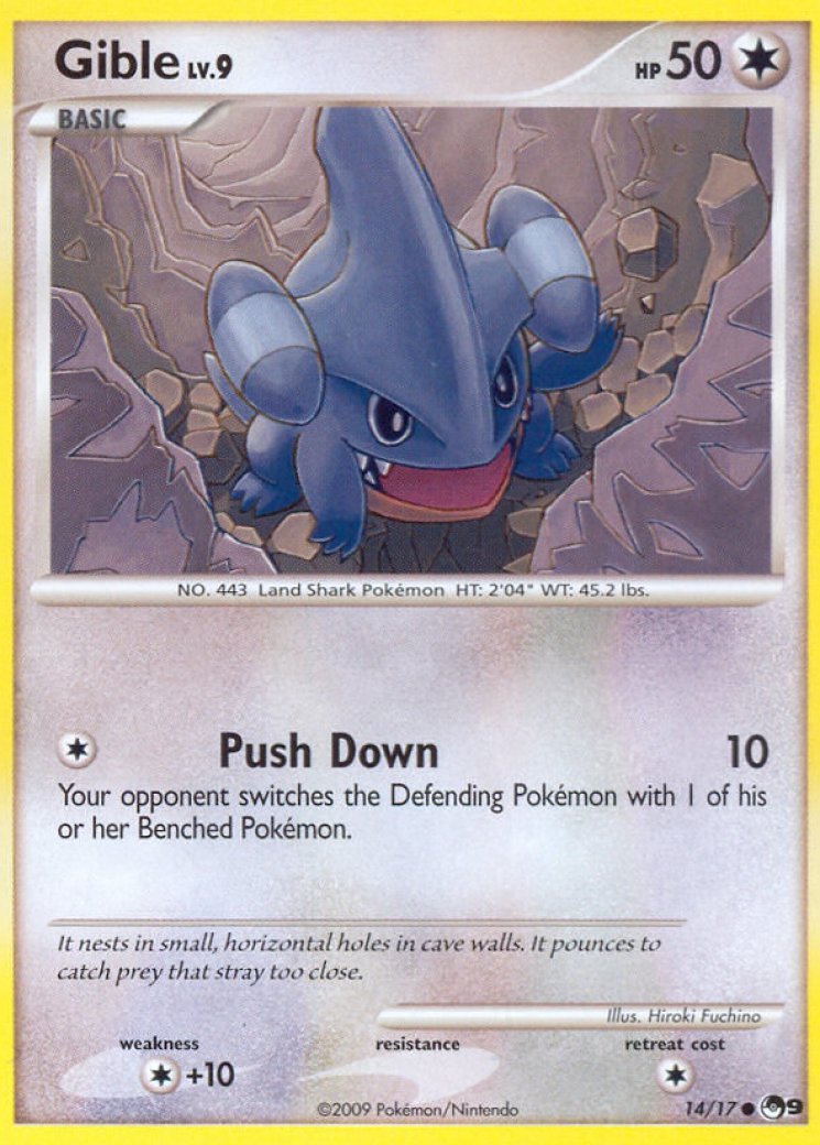 pokemon card gible TCG Pocket Promo Custom Textured Full Alt Art Illustration Fighting Gnaw (30) Weakness None None Resistance None None Retreat Cost How To Beat The Gible