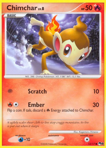 Chimchar (Cracked Ice Holo)