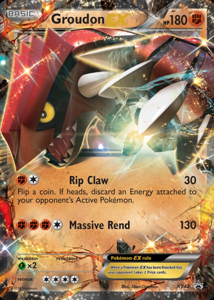 Groudon EX - XY Promos - Pokemon Card Prices & Trends