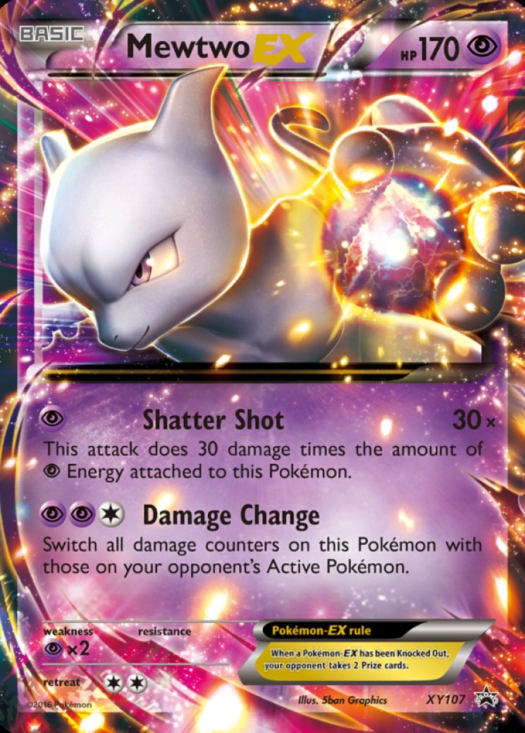 Mewtwo EX - XY107 XY107/108 Price 2026 | XY Promos