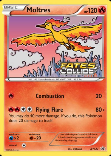 Moltres - XY127 (Prerelease) [Staff]
