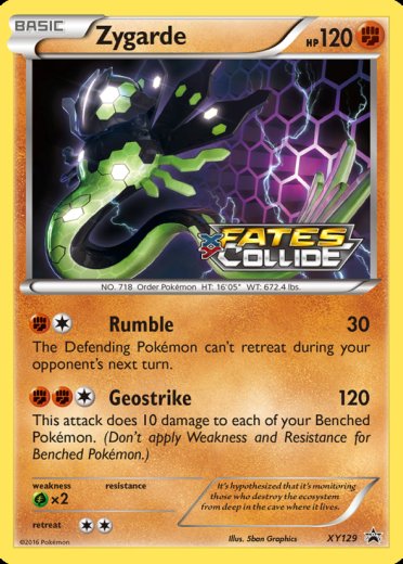 Zygarde - XY129 (Prerelease) [Staff]