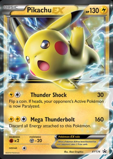Pikachu EX - XY174 - XY Promos - Pokemon Card Prices & Trends