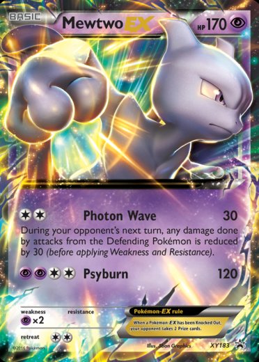 mewtwo pokemon card ex Mewtwo EX (61/162) (Jumbo Card) [XY: BREAKthrough] main image 1