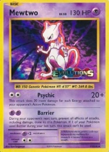 Mewtwo (XY Evolutions Prerelease)