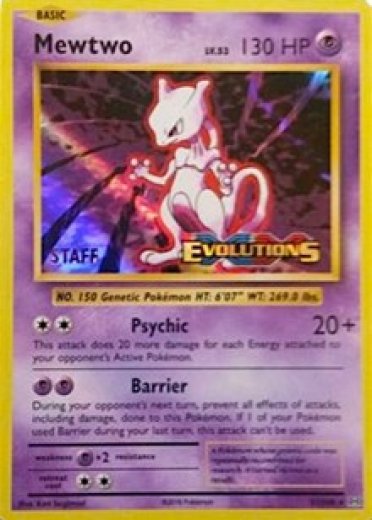 Mewtwo - 51/108 (Prerelease) [Staff]