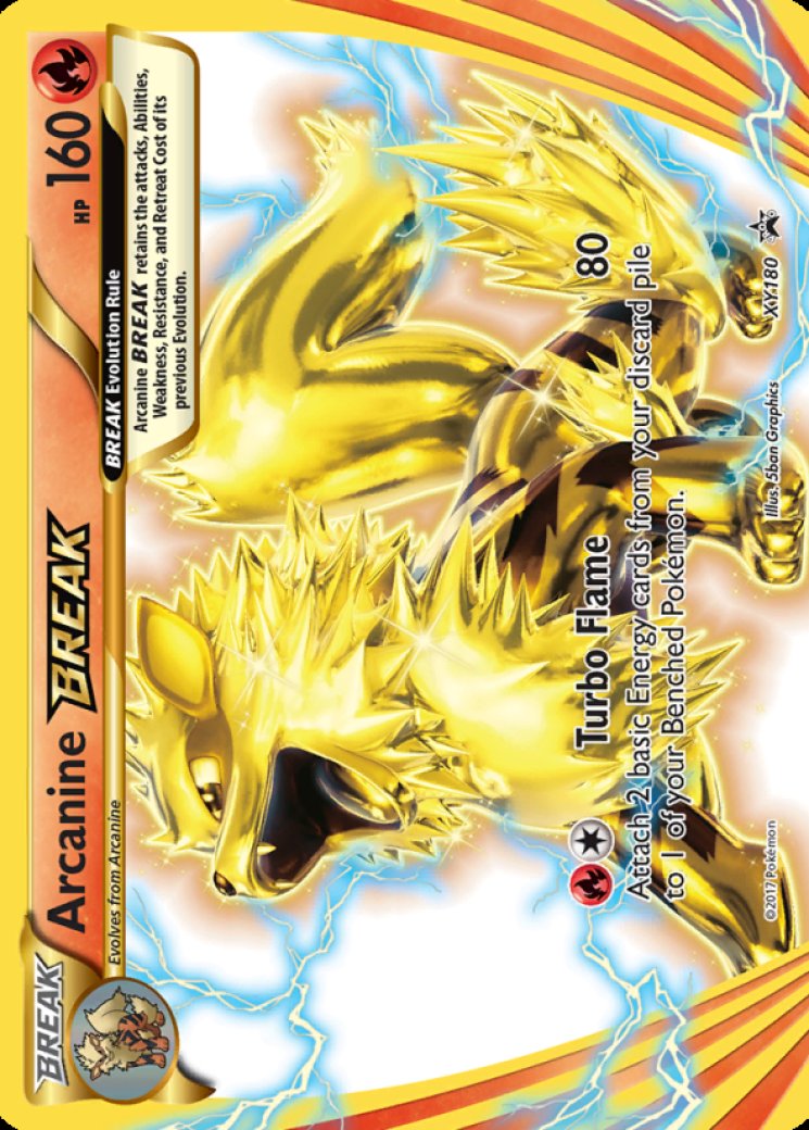 Arcanine BREAK - XY180 - XY Promos - Pokemon Card Prices & Trends