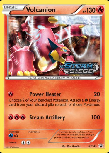 Volcanion - XY145 (Prerelease) [Staff]