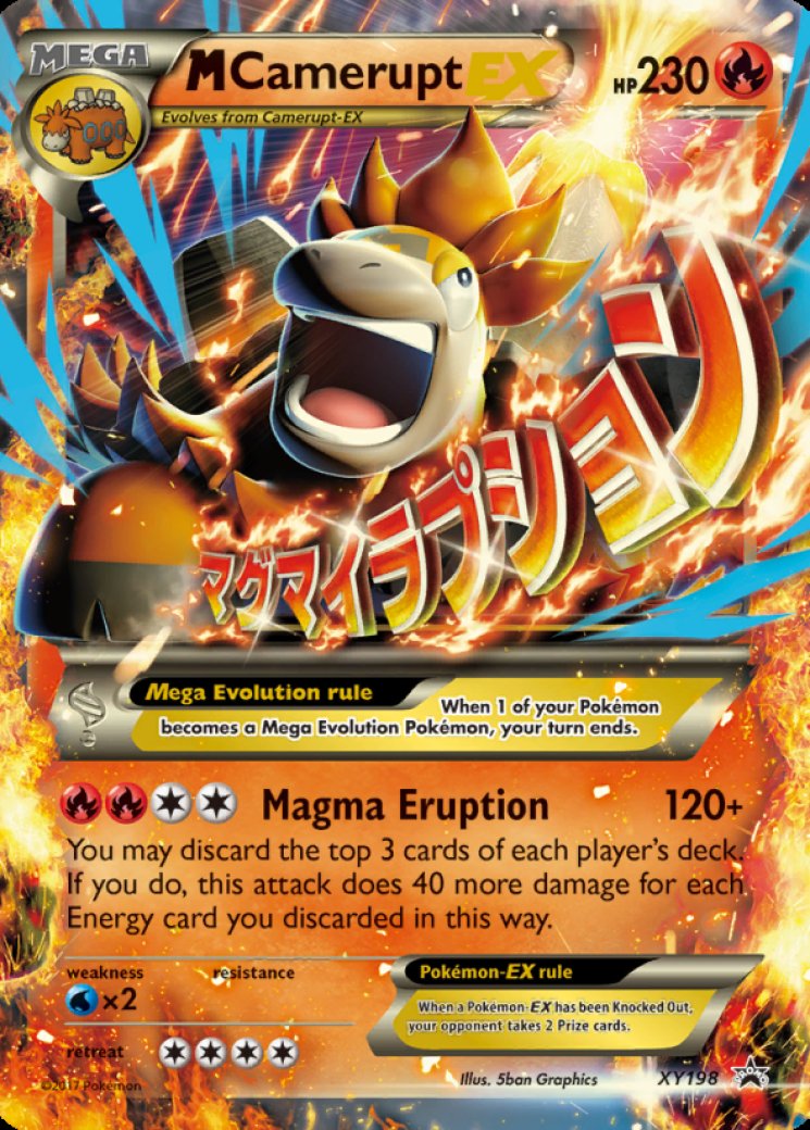 M Camerupt EX - XY198 XY198/108 Price 2026 | XY Promos