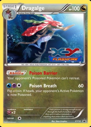 Dragalge - XY10 (Prerelease) [Staff]