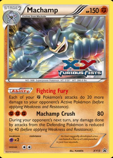 Machamp - XY13 (Prerelease) [Staff]