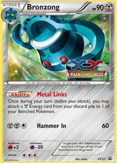Bronzong - XY21 (Prerelease) [Staff]