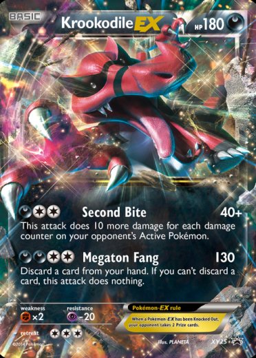 Krookodile EX - XY25
