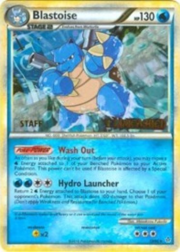 Blastoise - 13/95 (Prerelease) [Staff]