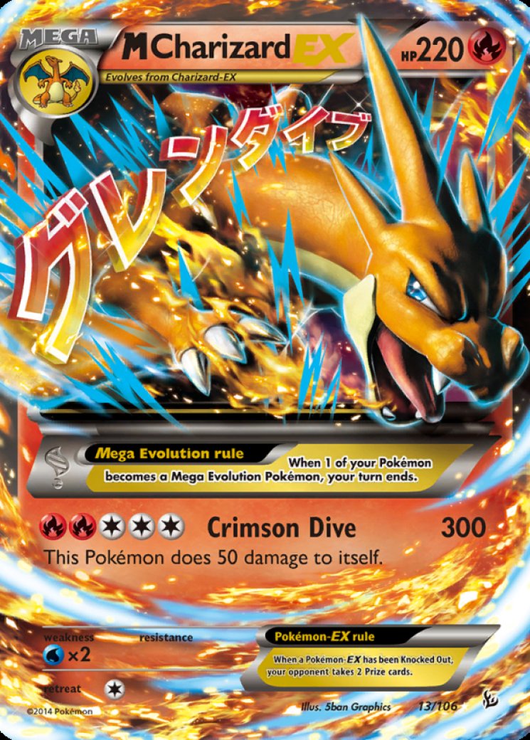 M Charizard EX (Y) 13/106 Price 2026 | Flashfire