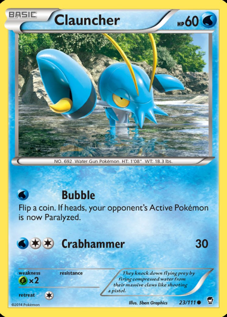 clauncher pokemon card value Clauncher