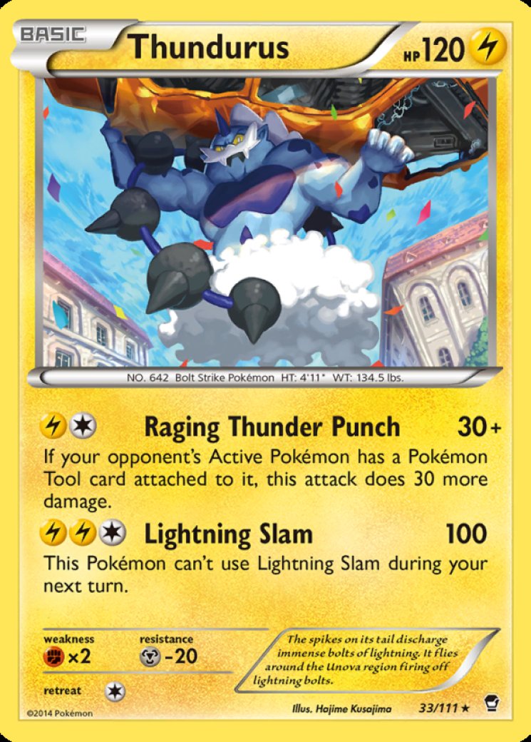 thundurus pokemon card price Thundurus - 070/197 - Obsidian Flames main image 0