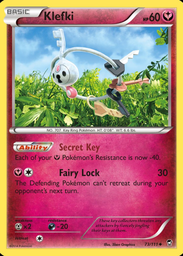 klefki pokemon card price - XY Roaring Skies Pokmon 48/108 Basic Pokemon in play have no Abilities (excluding Mischievous Lock) Pokemon Forbidden Light Klefki #89