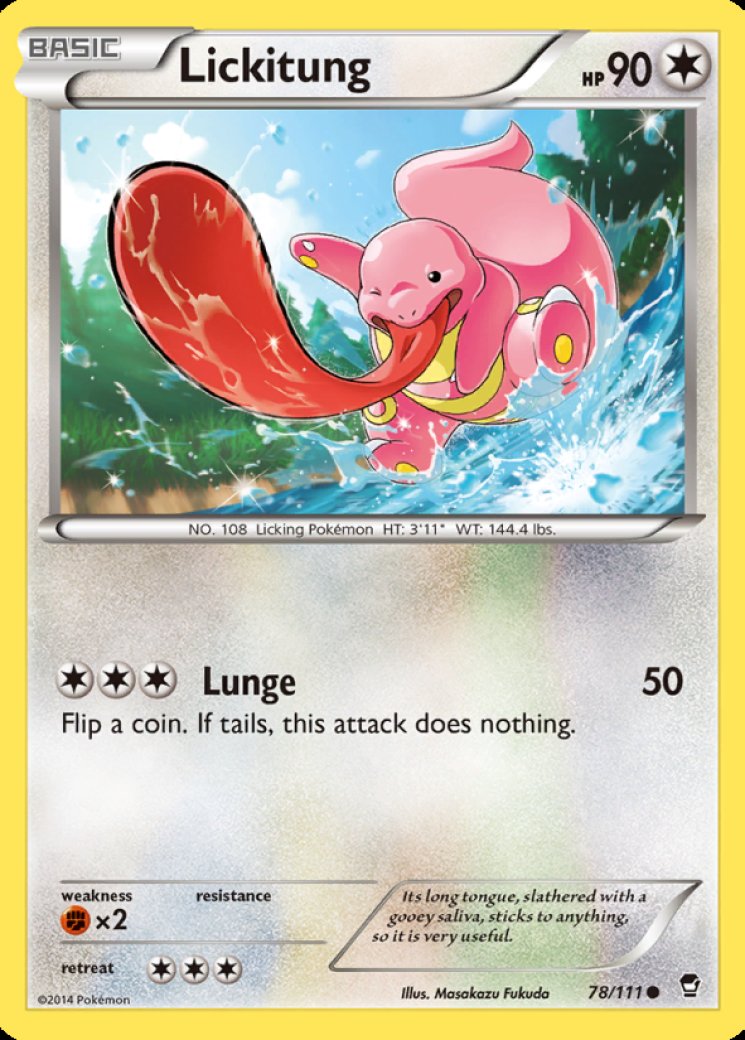 lickitung pokemon card value Illustration Rare (180) 2024 Tef EN-Temporal Forces Colorless / 110 / Basic Attack 1 Lickitung - 161/236