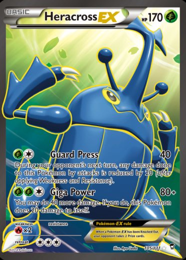 Heracross EX (105 Full Art)