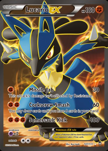 Lucario EX (107 Full Art)