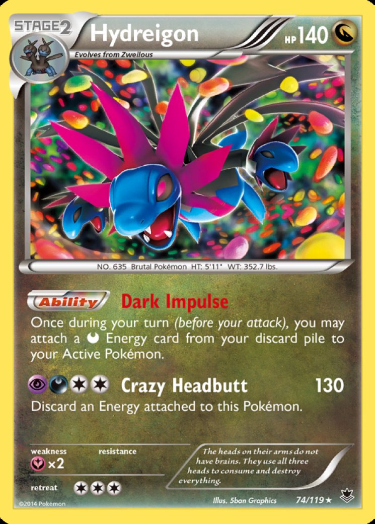 【hydreigon】 Hydreigon (98) - Dragons Exalted - Pokemon - TCGplayer.com