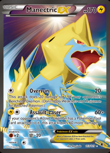 Manectric EX (113 Full Art)