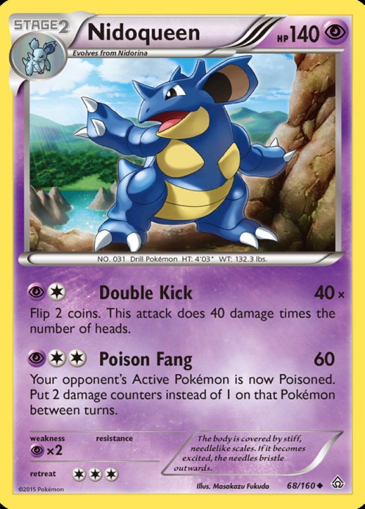 nidoqueen stage 2 pokemon card value Nidoqueen 68/160 Price 2026
