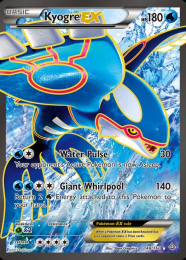 Kyogre EX (148 Full Art)