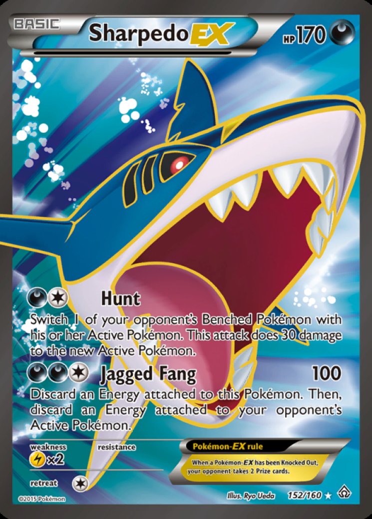 Sharpedo EX (152 Full Art) - Primal Clash - Pokemon Card Prices