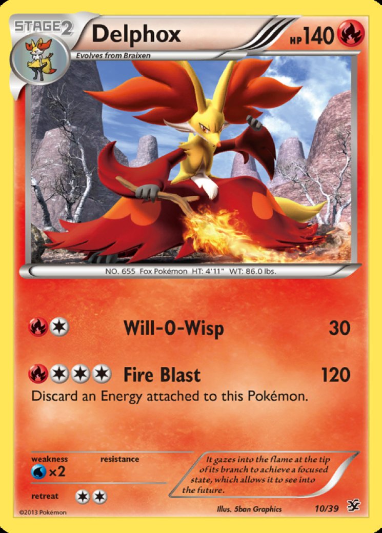 Delphox BREAK - Fates Collide - Pokemon Card Prices & Trends