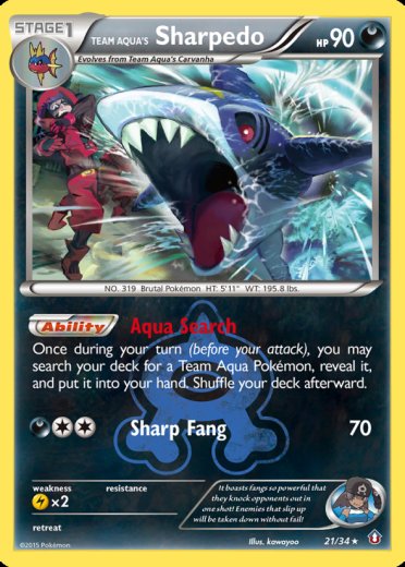 Team Aqua's Sharpedo