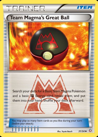 Team Magma's Great Ball