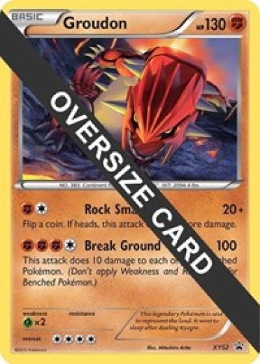 Groudon - XY52 (XY Black Star Promo)