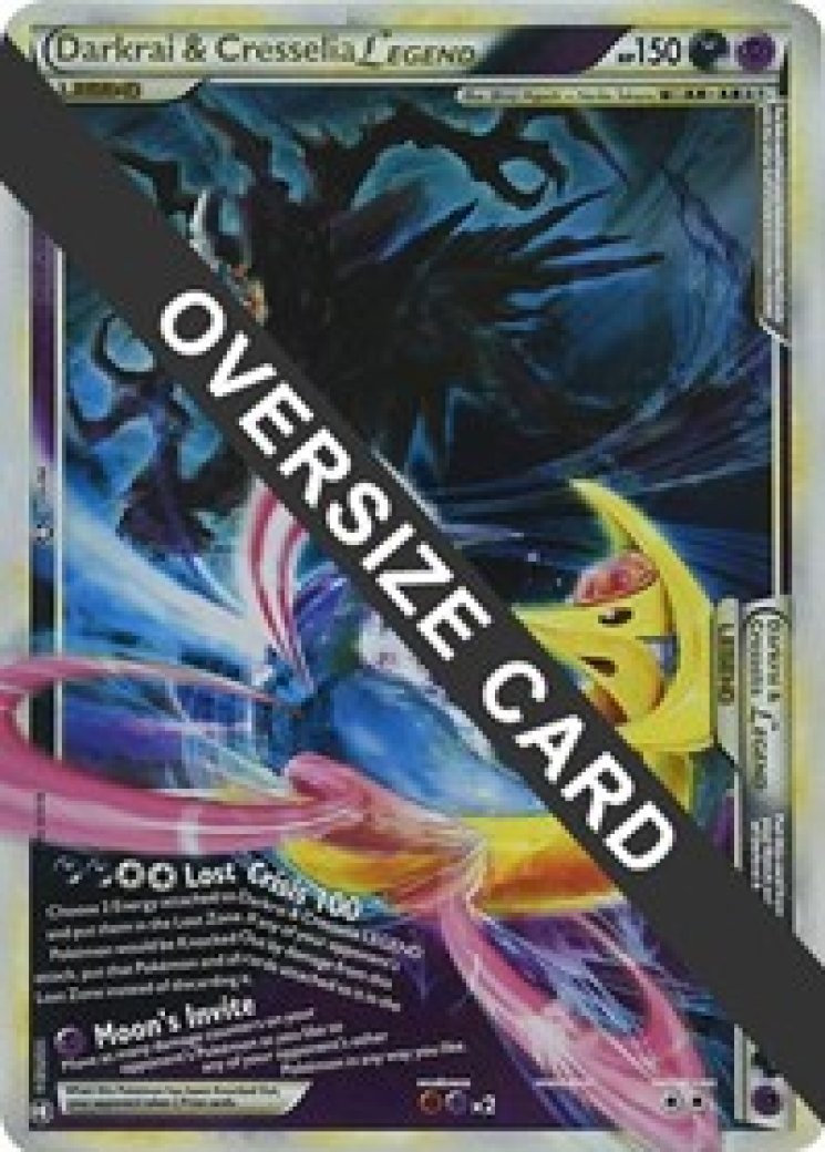 Darkrai & Cresselia Legend - 99/102 & 100/102 (Single Oversized Promo) -  Jumbo Cards - Pokemon Card Prices & Trends