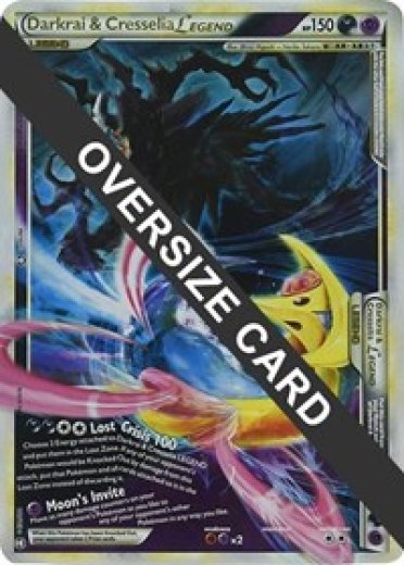 Darkrai & Cresselia Legend - 99/102 & 100/102 (Single Oversized Promo)