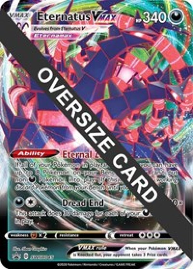 eternatus pokemon cards Pokemon TCG - Eternatus V Darkness Ablaze Full Art Holo Card 116/189 main image 0