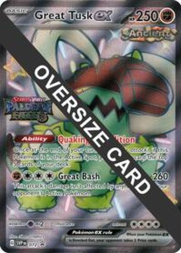 Great Tusk ex - 072 (Paldean Fates Stamped)