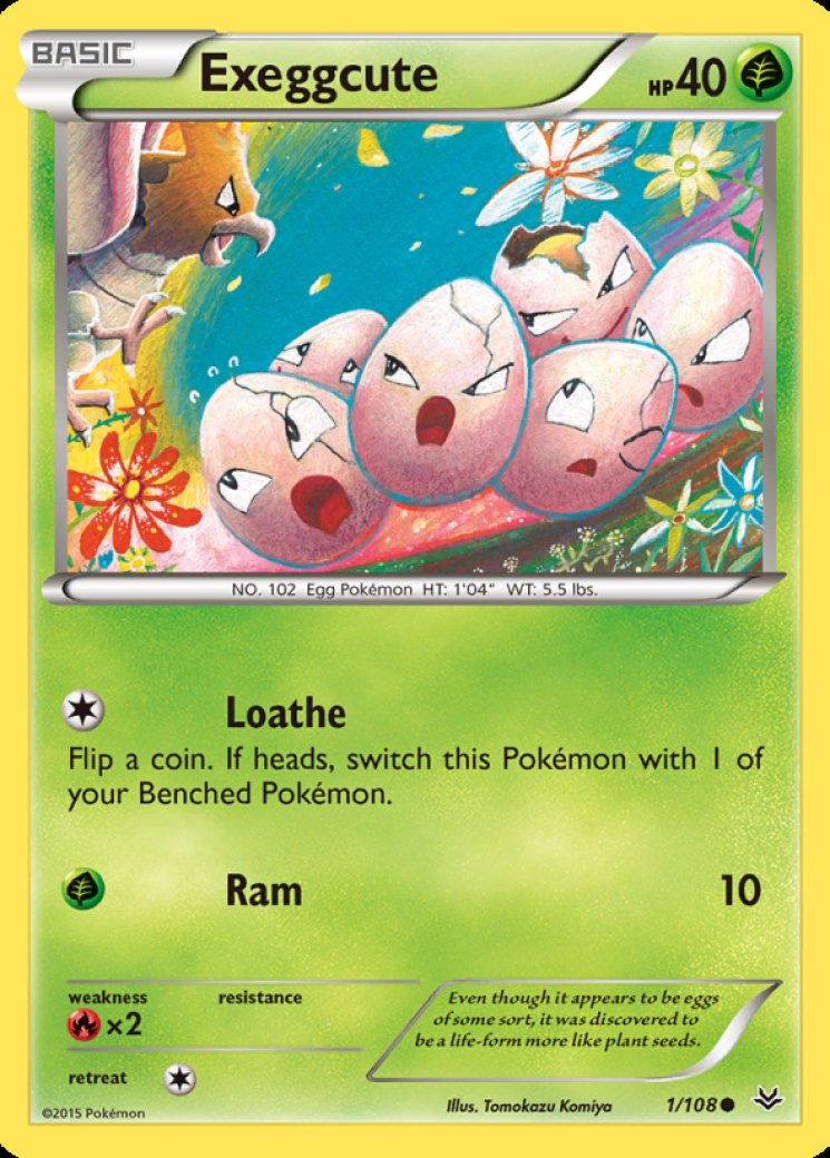exeggcute pokemon card price Exeggcute 1/108 Price 2026