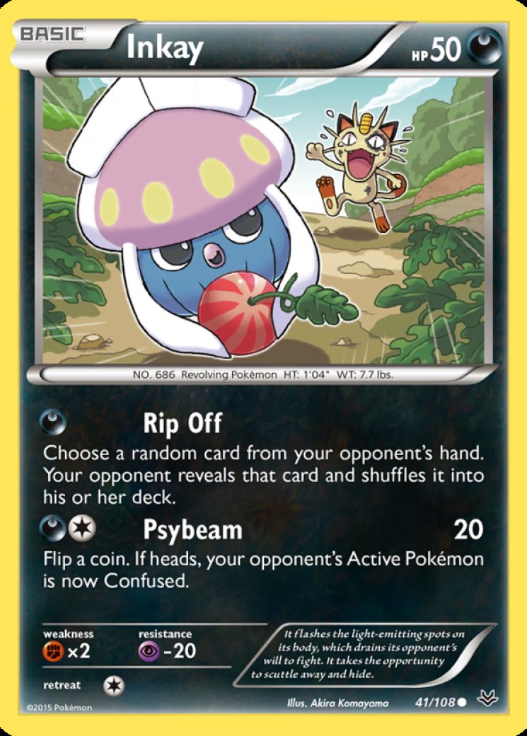 inkay pokemon card value Evolution (MEGA Malamar)  . . . Follow @r_vally04 for more Pokmon Cards #pokemon #pokemontcg #art #malamar #megaevolution Pokmon Hit Points50 HP Form Inkay 69/198 - SWSH06 Chilling