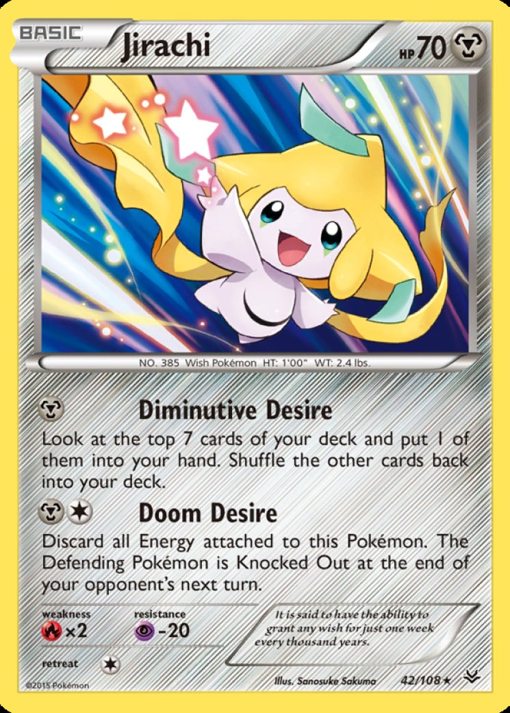 radiant jirachi pokemon card value - RC13/RC32 - Generations: Collection Remove the highest Stage Evolution card from each of those Pokmon and put those cards back into your opponents hand Radiant Jirachi [Holo] #120 Prices