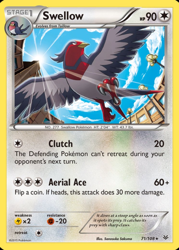 swellow pokemon card value Swellow Card Prices & Value 2026